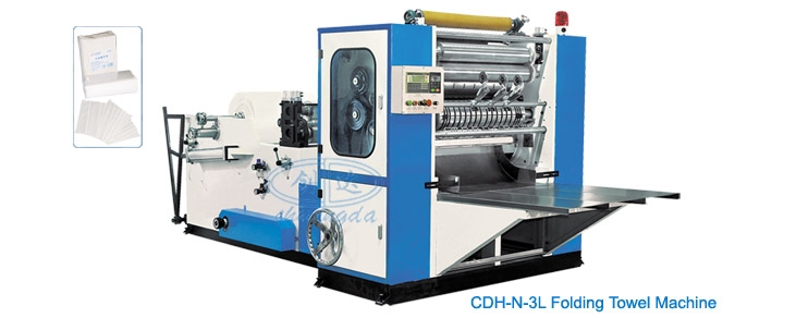 آلة تصنيع المنشفة اليدوية المطوية CDH-N-3L N